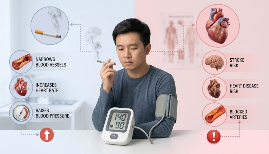How High Blood Pressure, Diabetes, Smoking and Family History Affect Heart Health