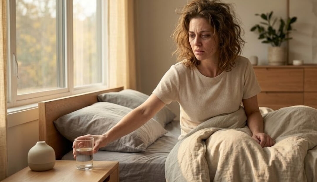 waking up with dry mouth